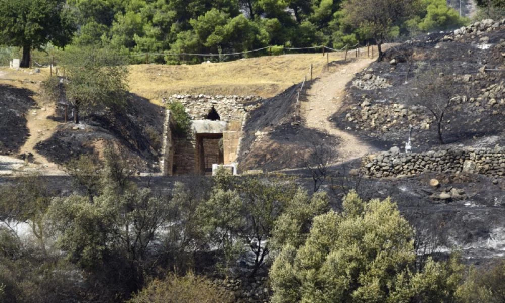 Μυκήνες: Ποιες περιοχές επλήγησαν μέσα στον αρχαιολογικό χώρο